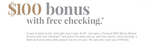 [Expired] Darien Rowayton Bank, $100 Bonus for $7500 Investment