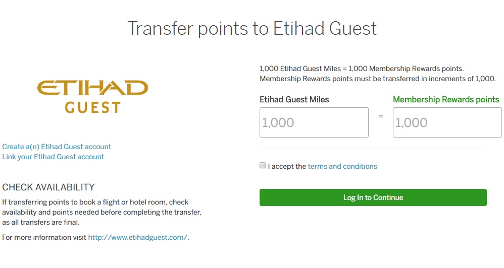 Amex MR Adds Etihad As Transfer Partner