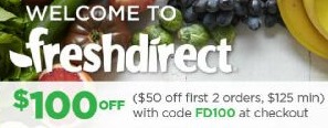 50% Off $125 At FreshDirect Plus $30 Off $100 With Amex Offer