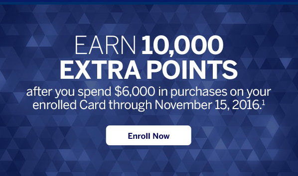 Earn 10,000 Bonus MR When You Spend $6,000 (Targeted)