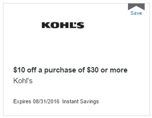 Free $10 At Kohls With Discover Deals, Expires 8/31 Plus $10 Giveaway
