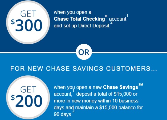 Direct Link For Chase $500 Checking & Savings Bonus (Log In Required)