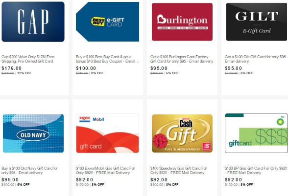 8% Off On Gas Plus Lots Of Other Discounted Gift Cards On Ebay