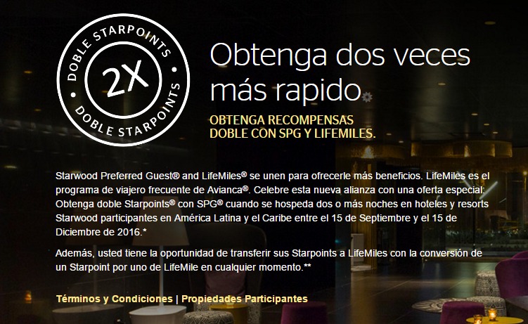 You Can Now Transfer SPG Points to LifeMiles At 1:1.25
