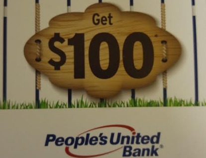 People’s United Bank, $100 Checking Bonus Till 11/25