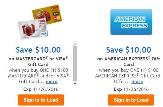 $10 Off $100 Gift Cards At Ralphs/Kroger