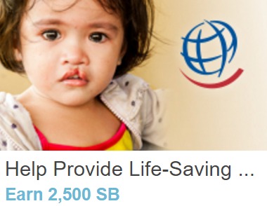Donate $20 To Operation Smile, Get 2500 Swagbucks