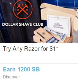 Swagbucks, Try Dollar Shave Club & Make $5