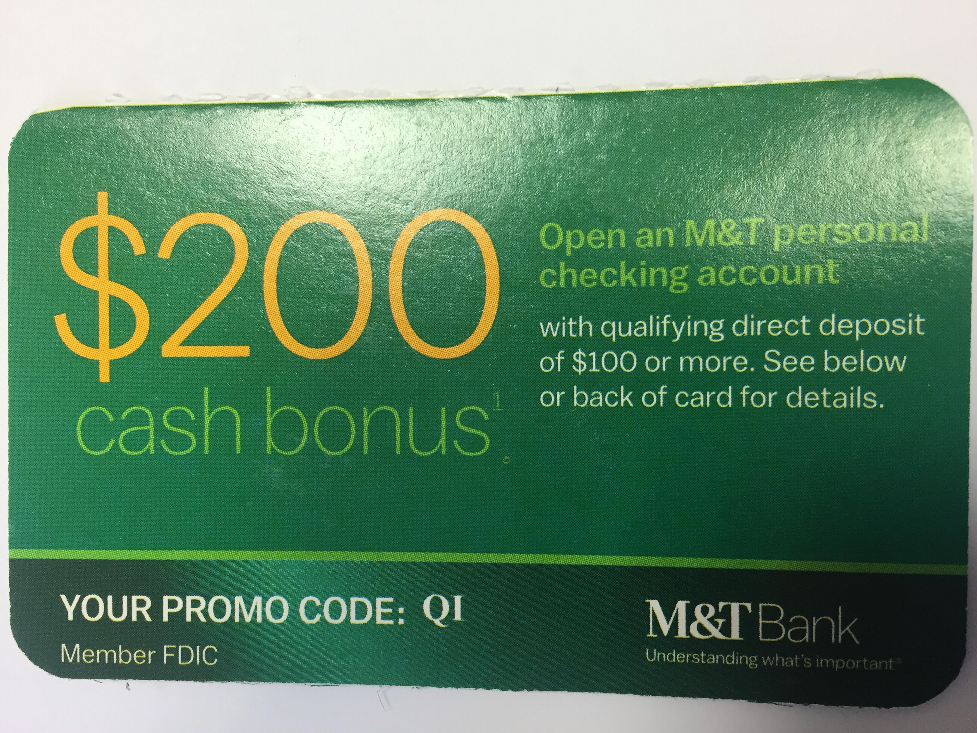 M&T Bank, New $200 Checking Account Bonus (Select States)