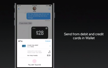 Apple Pay Adds P2P Payments To iOS11