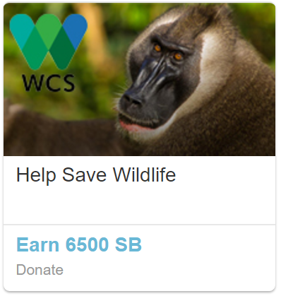 Swagbucks Offer, Make $29 When You Donate To Wildlife Conservation Society