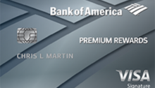 Bank of America Premium Rewards Card, $50 Credit for Grocery/Dining Purchases