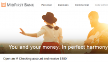 [Expired] MidFirst Bank, $150 Checking Account Bonus (Tulsa and Stillwater, AZ)