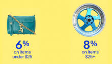 eBay Bucks Offer, Earn Up To 8% Back Till 9/6 (Targeted)