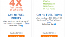 [Expired] Kroger Gift Card Deal, 4X Fuel on Visa, Mastercard and More