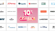 Ebates Promotion, 10% Back at Over 400 Stores