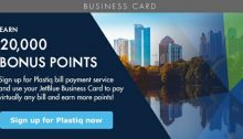 Get Extra 2x on Plastiq Spend with JetBlue Business Card (Targeted)