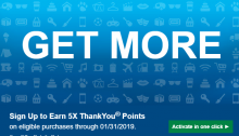 Citi Spending Bonus, Earn 5X ThankYou Points on Select Categories (Targeted)