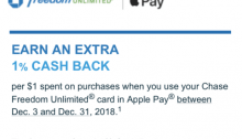 1x Extra Ultimate Rewards Point When Using Apple Pay or Google Pay (Targeted)