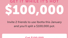 Ibotta, $10 Signup Bonus Plus Share of $100K When You Invite 2 Friends
