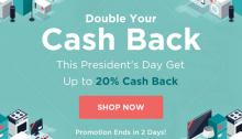 Giving Assistant Double Cashback Promo for President’s Day