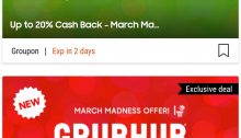 Samsung Pay: Up to 20% Back at Groupon, 10% at Grubhub