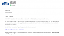 Lowe’s Chase Offer: Save 10%, up to $12 and 5X (YMMV)