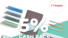 Dosh App, Get 5% Back at Staples and 6% at Dunkin