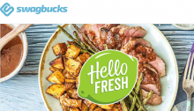 Sign Up for Hello Fresh, Get $45 in Swagbucks, $20 Discount and Free Shipping