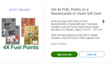 Kroger Gift Card Deal, Earn 4X Fuel Points On Visa & Mastercard GCs (7/19-7/21)