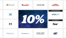 Ebates/Rakuten, 10% Cashback at Over 250 Store