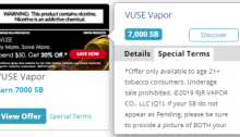 Swagbucks Vuse Vapor Offer, $60 MoneyMaker