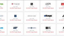 Rakuten/Ebates, Earn 12% Cashback or 12x Amex Points at 200+ Stores