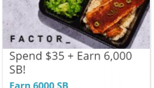 Swagbucks, Free Food and $25 Profit with Factor