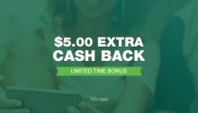 TopCashback, Get Extra $5 When You Spend $15 this Weekend