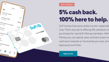 SoFi Money, Earn 5% Cashback Plus $75 Signup Bonus