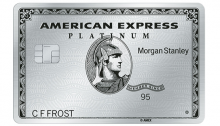 Morgan Stanley Amex Platinum: New 125K Welcome Bonus