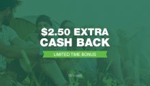 TopCashback Bonus, Get Extra $2.50 When You Spend $10