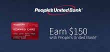 People’s United Bank, Get $150 with New Business Checking (NY)