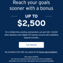 Citi Savings, Earn $25 to $2,500 Bonus with $10K to $1M Deposit