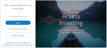 Working Link to Open Morgan Stanley Access Investing Account