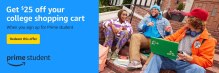Sign Up for Prime Student for Free, Get $25 Amazon Credit